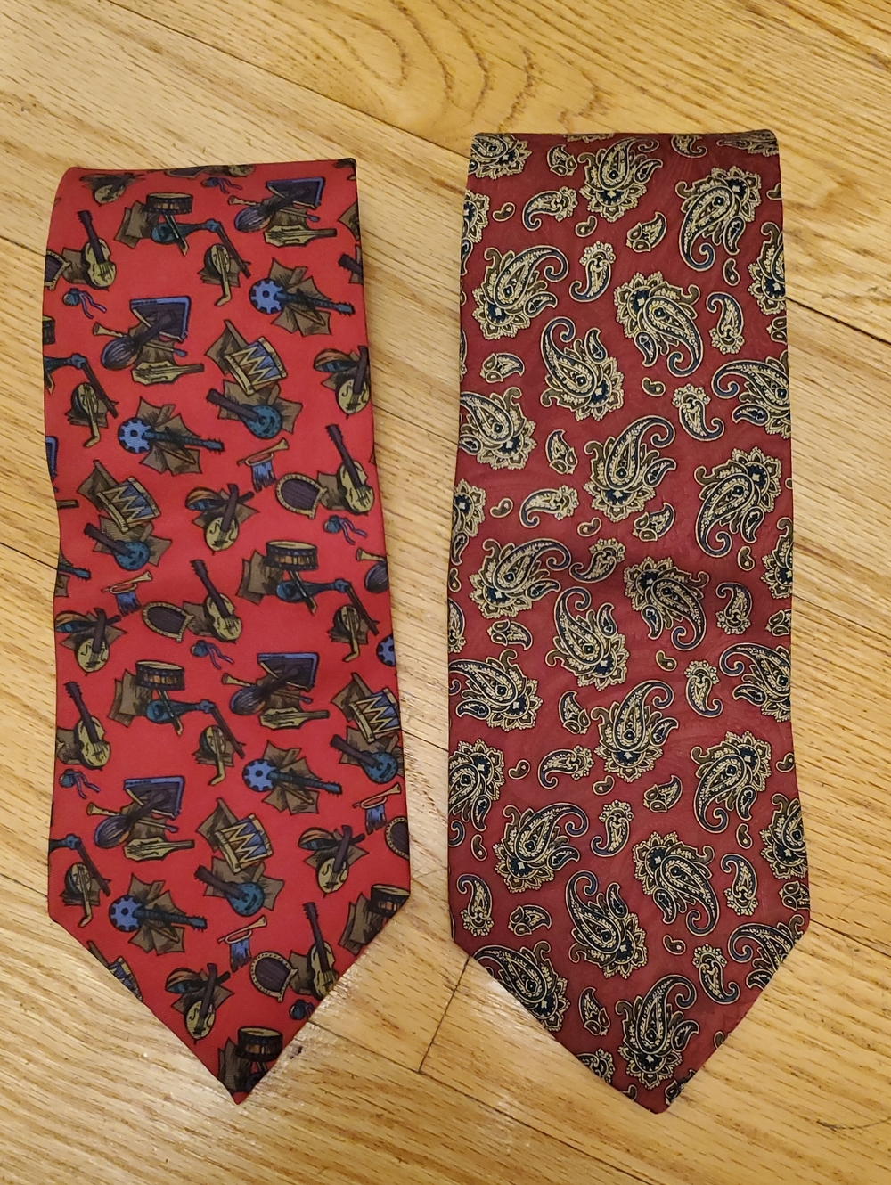 Men's Vintage Liberty Of London Red Ties
